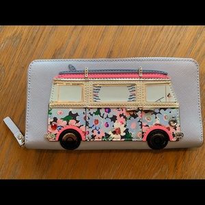 Kate Spade Decorated Bus Wallet